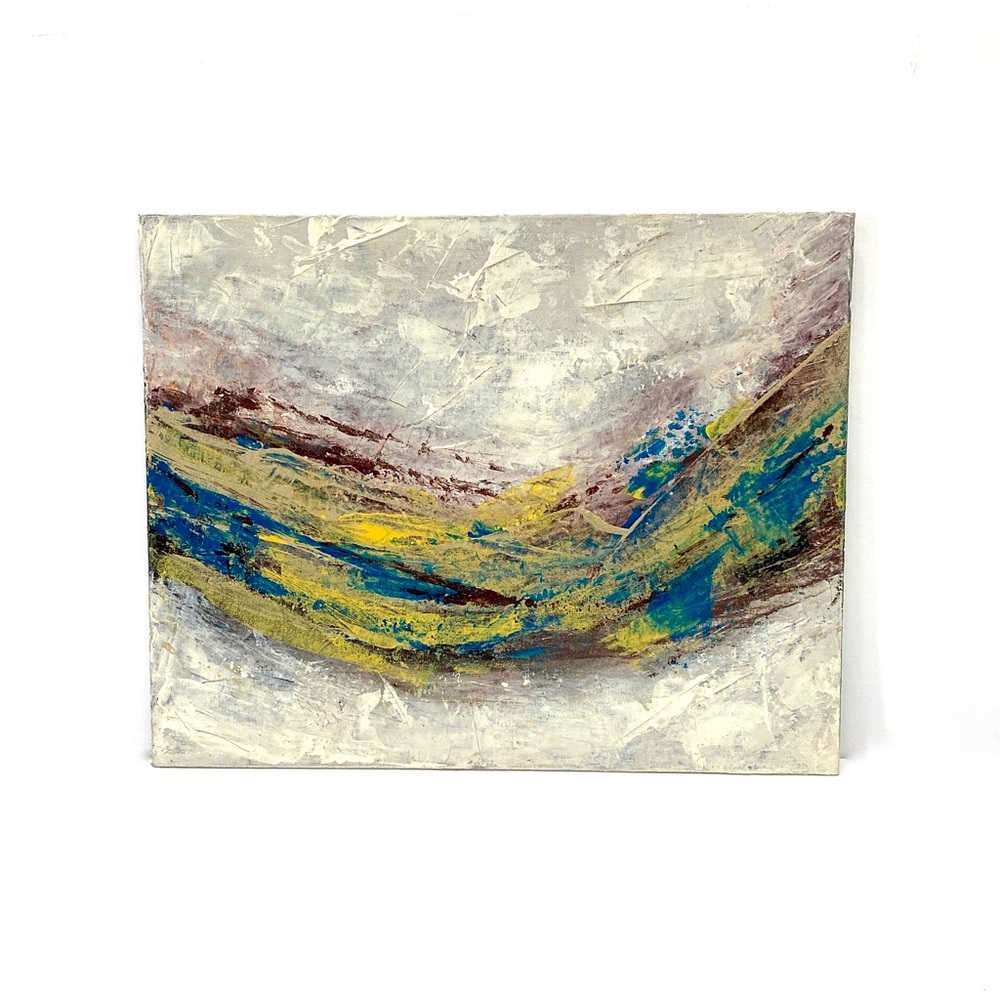 ORIGINAL Acrylic Abstract Art on 8” x 10” Canvas Panel “Sedona Sunrise”